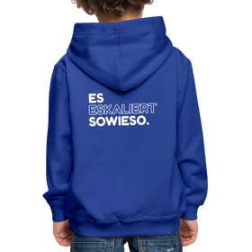 PIRANHA Kinder Premium Hoodie - Royalblau