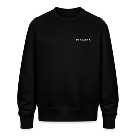 PIRANHA Unisex Oversize Bio Pullover RADDER - Schwarz