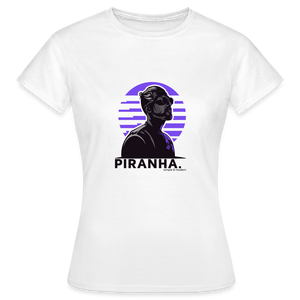 PIRANHA - simple & modern - Frauen T-Shirt - Weiß
