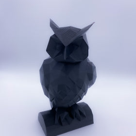 Kreative Eulen Statue I Figur  I Modern I Dekoration I Geschenk I schwarz