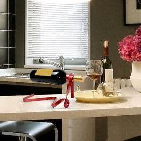 Fliegende Weinflasche I Illusion I Flaschenhalter I Küche I Home I Dekor I Art