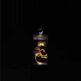 1: 40 Dinosaurierfigur Embryo beleuchtet