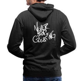 ONCRIPE Männer Premium Hoodie - Never Stop Creating - black